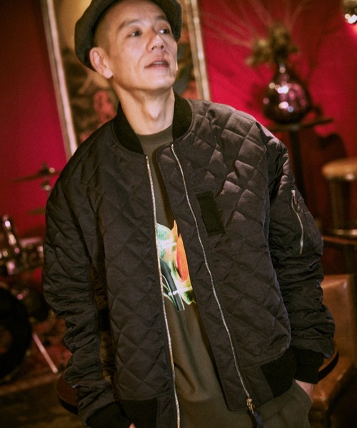 Quilted Bomber Jacket キルティングボンバージャケット（ブルゾン