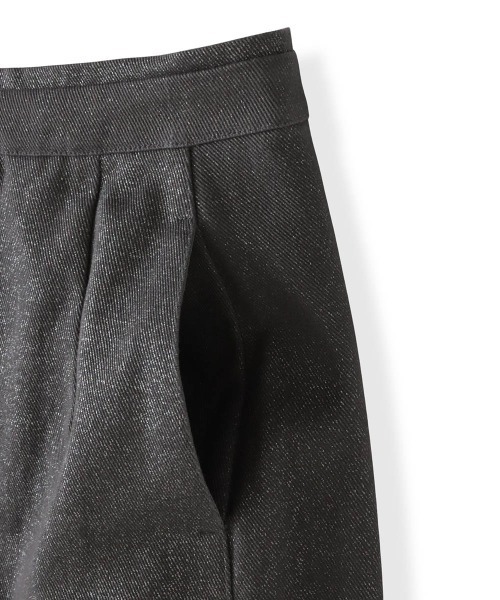 Viaggio Blu（ビアッジョブルー）の「ラメタイトスカート≪手洗い可能≫（スカート・レディース・チャコールグレー/ベージュ・S/M）」の11枚目の写真