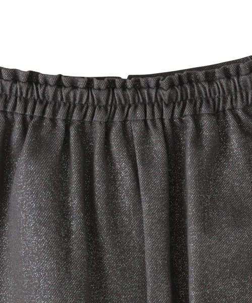 Viaggio Blu（ビアッジョブルー）の「ラメタイトスカート≪手洗い可能≫（スカート・レディース・チャコールグレー/ベージュ・S/M）」の14枚目の写真