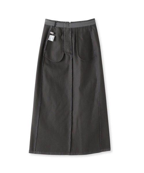 Viaggio Blu（ビアッジョブルー）の「ラメタイトスカート≪手洗い可能≫（スカート・レディース・チャコールグレー/ベージュ・S/M）」の16枚目の写真