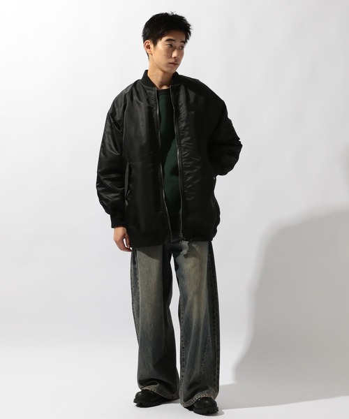 セール】リバーシブルロングMA‐1（MA-1）｜niko and（ニコアンド