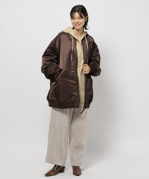 リバーシブルロングMA‐1（MA-1）｜niko and（ニコアンド）の