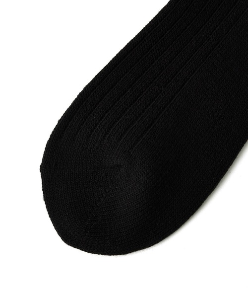 X-girl（エックスガール）の「XG STAR LOGO LOOSE SOCKS（ソックス/靴下・レディース・ブラック/ホワイト・ONE SIZE）」の6枚目の写真