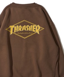【THRASHER / スラッシャー】裏起毛クラックプリントスウェットプルオーバー