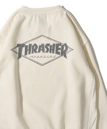 【THRASHER / スラッシャー】裏起毛クラックプリントスウェットプルオーバー