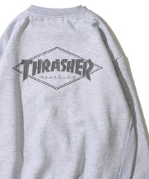 【THRASHER / スラッシャー】裏起毛クラックプリントスウェットプルオーバー