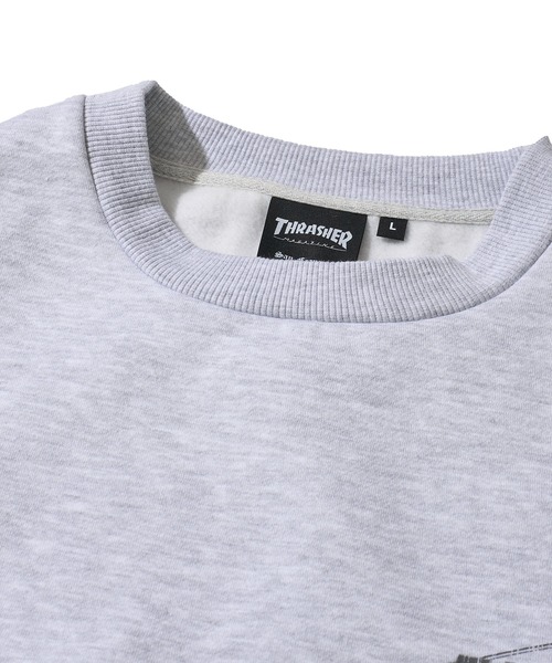 THRASHER(スラッシャー)の「【THRASHER / スラッシャー】裏起毛クラックプリントスウェットプルオーバー(スウェット・メンズ・アッシュグレー/アイボリー/ブラック/ブラウン・MEDIUM/LARGE/X-LARGE)」の13枚目の写真