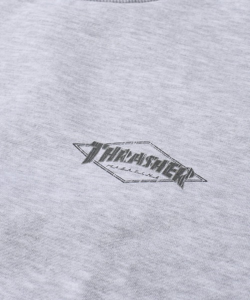 THRASHER(スラッシャー)の「【THRASHER / スラッシャー】裏起毛クラックプリントスウェットプルオーバー(スウェット・メンズ・アッシュグレー/アイボリー/ブラック/ブラウン・MEDIUM/LARGE/X-LARGE)」の14枚目の写真