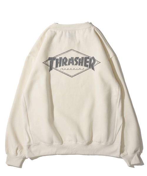 Thrasher magazine 10周年 フッド付き スウェット セール】【THRASHER / スラッシャー】裏起毛クラックプリント