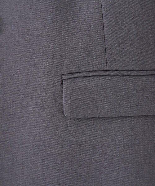 NATURAL BEAUTY BASIC（ナチュラルビューティーベーシック）の「◇ウーステッドライクツイル SETUP ノーカラージャケット（ノーカラージャケット・レディース・グレー/チャコールグレー/ブラウン・SMALL/MEDIUM/LARGE）」の12枚目の写真