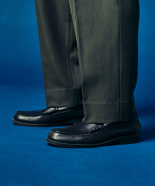 417 EDIFICE（フォーワンセブンエディフィス）の「”4WAYストレッチ” 2タックパンツ（スラックス・メンズ・ブラック/ブラウン/カーキ・SMALL/LARGE/MEDIUM）」の15枚目の写真