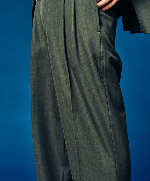 CONBINATE] 4WAY 2タックパンツ（スラックス）｜417 EDIFICE（フォー