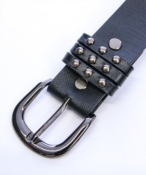 スタッズベルト［Y2K パンク 着回し力抜群］≪AW新作≫（ベルト