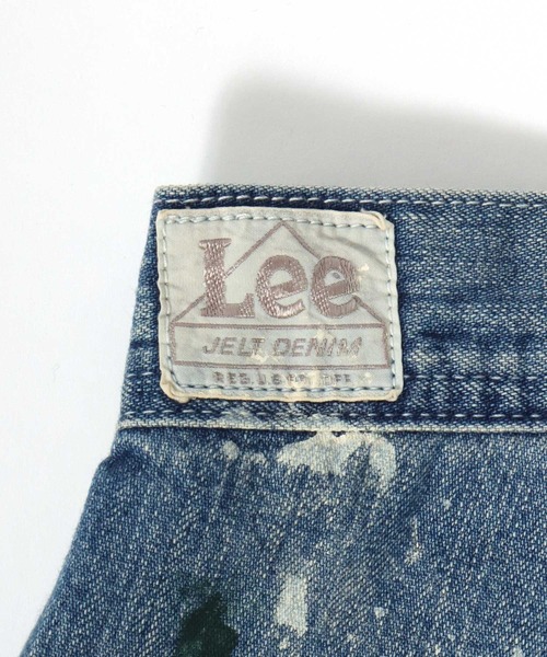 Lee(リー)の「Lee/リー DENIM WIDE PAINTER ワイドペインターパンツ/ダメージ加工(デニムパンツ・メンズ・ライトインディゴブルー・L/XL/M)」の11枚目の写真