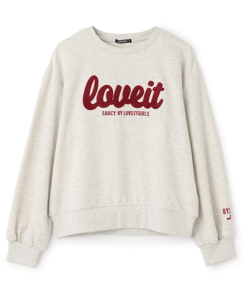 by LOVEiT(バイラビット)の「サガラ刺しゅうプルオーバー(スウェット・キッズ・グリーン/ネイビー/ホワイト系その他・120cm/130cm/140cm/160cm/150cm)」の6枚目の写真