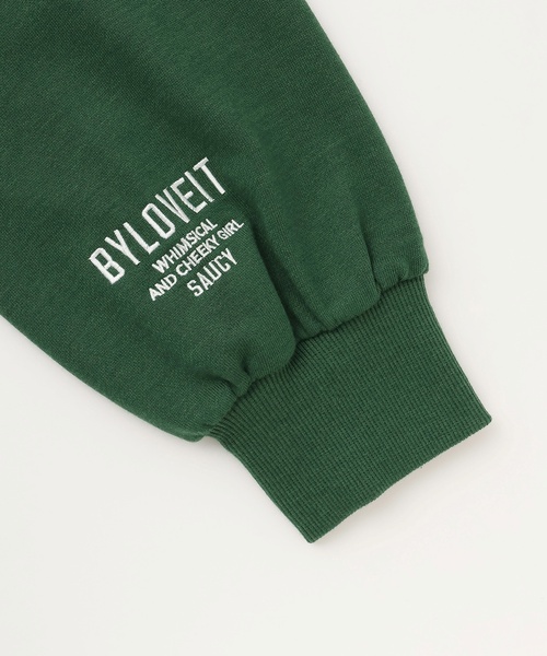 by LOVEiT(バイラビット)の「サガラ刺しゅうプルオーバー(スウェット・キッズ・グリーン/ネイビー/ホワイト系その他・120cm/130cm/140cm/160cm/150cm)」の12枚目の写真