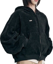 AJOBYAJO | 【AJOBYAJO】Corduroy Short Zip-Up Hoodie / 【アジョバイアジョ】コーデュロイショートジップアップパーカー(パーカー)