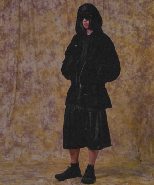 AJOBYAJO（アジョバイアジョ）の「【AJOBYAJO】Corduroy Short Zip-Up Hoodie / 【アジョバイアジョ】コーデュロイショートジップアップパーカー（パーカー・メンズ・ブラウン/カーキ/ブラック・L/XL）」の5枚目の写真