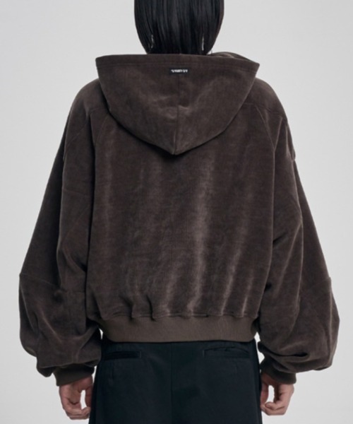 AJOBYAJO（アジョバイアジョ）の「【AJOBYAJO】Corduroy Short Zip-Up Hoodie / 【アジョバイアジョ】コーデュロイショートジップアップパーカー（パーカー・メンズ・ブラウン/カーキ/ブラック・L/XL）」の22枚目の写真