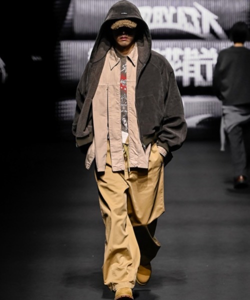 AJOBYAJO（アジョバイアジョ）の「【AJOBYAJO】Corduroy Short Zip-Up Hoodie / 【アジョバイアジョ】コーデュロイショートジップアップパーカー（パーカー・メンズ・ブラウン/カーキ/ブラック・L/XL）」の16枚目の写真