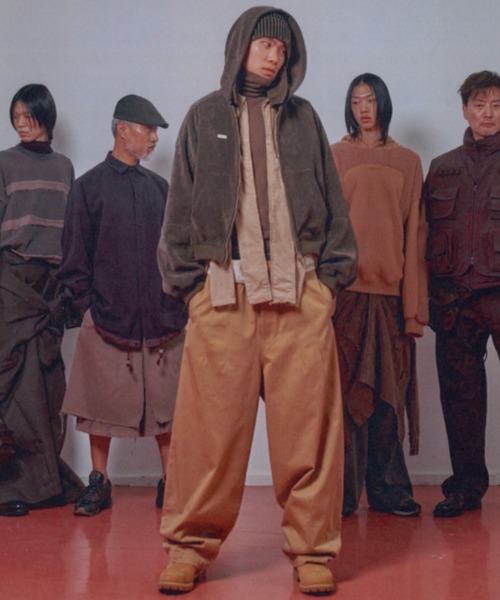 AJOBYAJO（アジョバイアジョ）の「【AJOBYAJO】Corduroy Short Zip-Up Hoodie / 【アジョバイアジョ】コーデュロイショートジップアップパーカー（パーカー・メンズ・ブラウン/カーキ/ブラック・L/XL）」の15枚目の写真