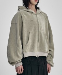 AJOBYAJO（アジョバイアジョ）の「【AJOBYAJO】Corduroy Short Zip-Up Hoodie / 【アジョバイアジョ】コーデュロイショートジップアップパーカー（パーカー）」