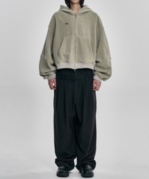 AJOBYAJO（アジョバイアジョ）の「【AJOBYAJO】Corduroy Short Zip-Up Hoodie / 【アジョバイアジョ】コーデュロイショートジップアップパーカー（パーカー）」