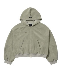 AJOBYAJO（アジョバイアジョ）の「【AJOBYAJO】Corduroy Short Zip-Up Hoodie / 【アジョバイアジョ】コーデュロイショートジップアップパーカー（パーカー）」