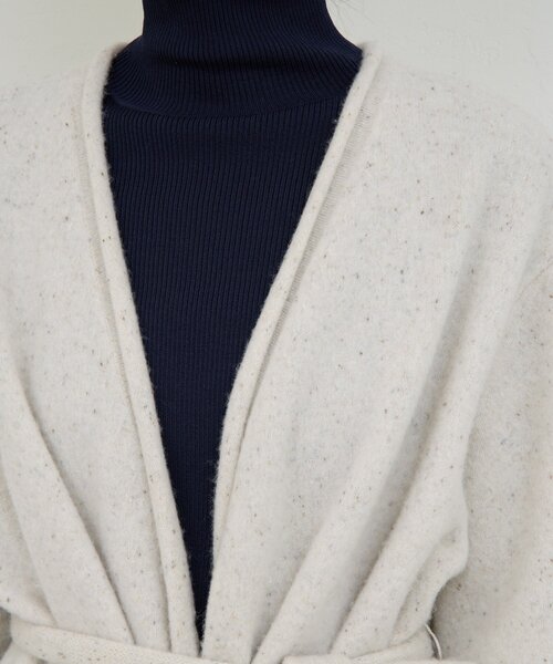GALLARDAGALANTE（ガリャルダガランテ）の「【WALANCE】ウールロングカーディガン／別注（カーディガン/ボレロ・レディース・チャコールグレー/ベージュ・FREE）」の17枚目の写真