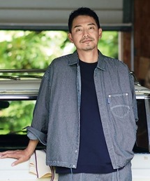 Sunny clouds（サニークラウズ）の「サニークラウズ　重宝ヒッコリーシャツ〈メンズ〉（シャツ/ブラウス）」