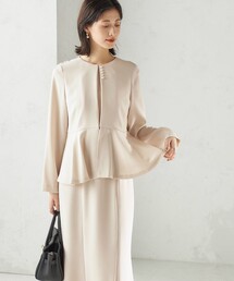 kaene | Kaene:フレア ジャケット ワンピース（セレモニー対応可）(ワンピース)