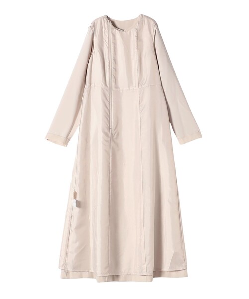 kaene（カエン）の「Kaene:フレア ジャケット ワンピース（セレモニー対応可）（ワンピース・レディース・ベージュ/ブラック・38）」の13枚目の写真