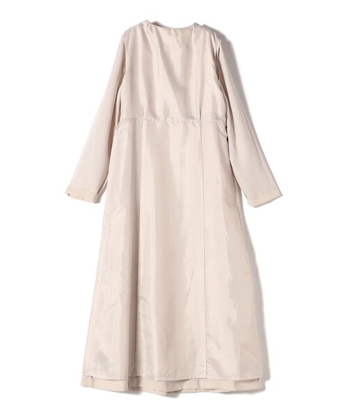 kaene（カエン）の「Kaene:フレア ジャケット ワンピース（セレモニー対応可）（ワンピース・レディース・ベージュ/ブラック・38）」の14枚目の写真