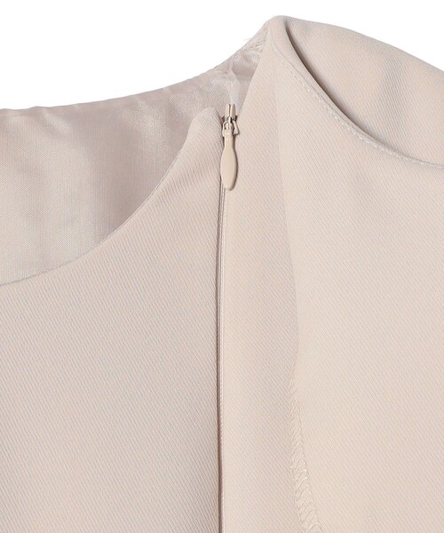 kaene（カエン）の「Kaene:フレア ジャケット ワンピース（セレモニー対応可）（ワンピース・レディース・ベージュ/ブラック・38）」の17枚目の写真