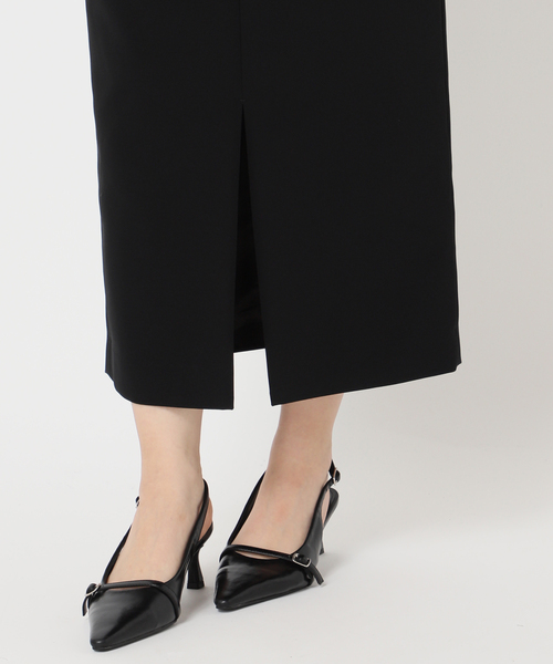 HARDY NOIR（アルディーノアール）の「ダブルクロスレオパードペプラムワンピース（ワンピース・レディース・ブラック・38/36）」の18枚目の写真