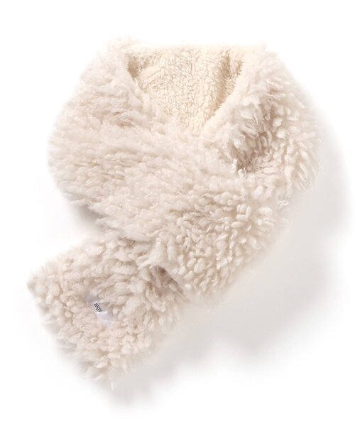 algy（アルジー）の「プードルボアネックウォーマー（その他雑貨・キッズ・ブラック/オフホワイト/ブラウン・FREE）」の2枚目の写真