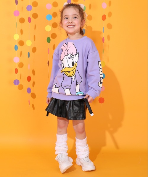 親子お揃い ディズニー BIGフェイストレーナー 0897K（スウェット