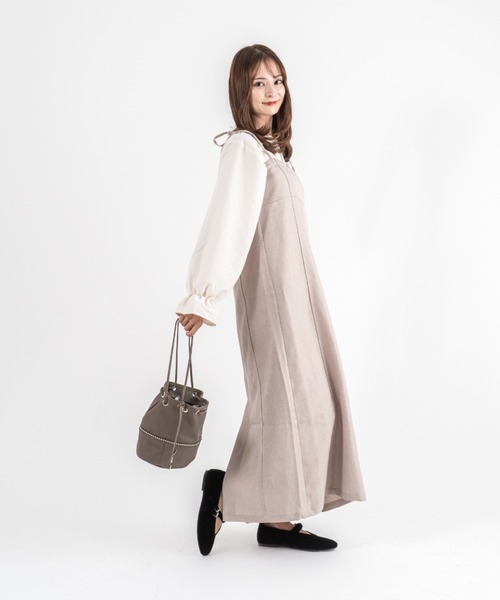 marco masi（マルコマージ）の「【MARCO MASI/マルコマージ】巾着 ショルダーバッグ バケツバッグ（ショルダーバッグ・レディース・ブラック/モカ/シルバー・FREE）」の15枚目の写真