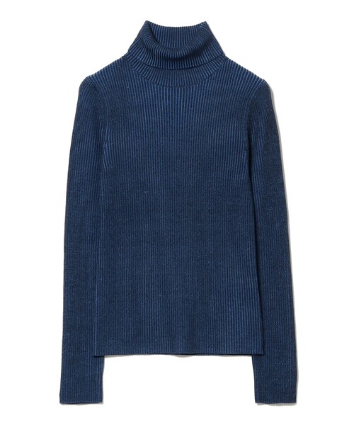 B:MING by BEAMS(ビーミングバイビームス)の「配色 リブ プルオーバー (手洗い可)(ニット/セーター・レディース・グレー/オレンジ/ブルー・ONE SIZE)」の6枚目の写真