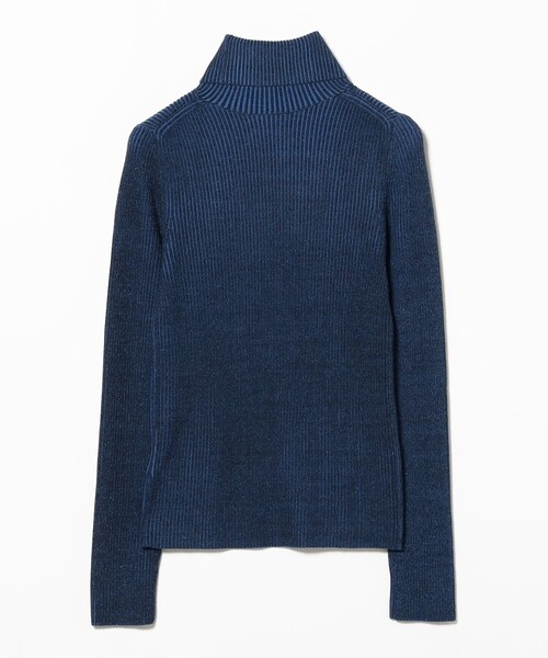 B:MING by BEAMS(ビーミングバイビームス)の「配色 リブ プルオーバー (手洗い可)(ニット/セーター・レディース・グレー/オレンジ/ブルー・ONE SIZE)」の7枚目の写真