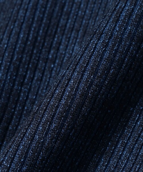 B:MING by BEAMS(ビーミングバイビームス)の「配色 リブ プルオーバー (手洗い可)(ニット/セーター・レディース・グレー/オレンジ/ブルー・ONE SIZE)」の8枚目の写真