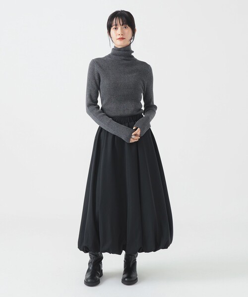 B:MING by BEAMS(ビーミングバイビームス)の「配色 リブ プルオーバー (手洗い可)(ニット/セーター・レディース・グレー/オレンジ/ブルー・ONE SIZE)」の9枚目の写真