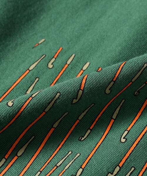 BEAMS JAPAN(ビームス ジャパン)の「【京伝TEXTILE】山東京伝小紋 Tシャツ(Tシャツ/カットソー・レディース・クリーム/ダークグリーン/ブラウン・MEDIUM/SMALL/LARGE/X-LARGE)」の22枚目の写真