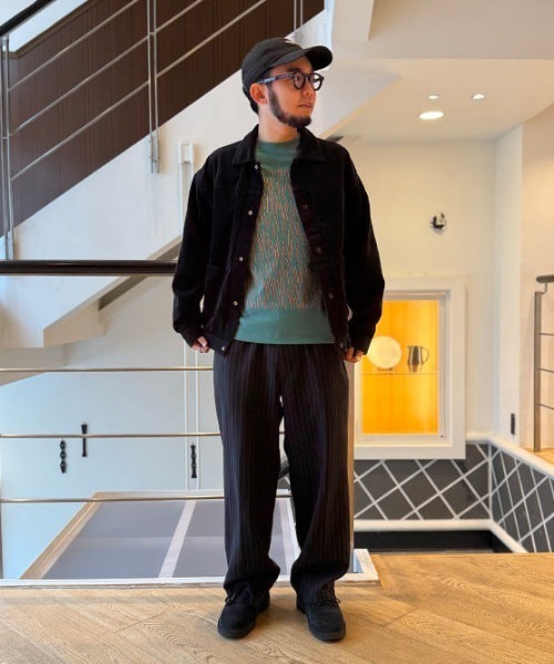 BEAMS JAPAN(ビームス ジャパン)の「【京伝TEXTILE】山東京伝小紋 Tシャツ(Tシャツ/カットソー・レディース・クリーム/ダークグリーン/ブラウン・MEDIUM/SMALL/LARGE/X-LARGE)」の11枚目の写真
