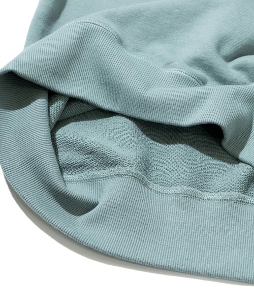 go slow caravan（ゴースローキャラバン）の「空紡糸裏毛 フードLOGO刺繍プルパーカー（パーカー・メンズ・ブラック/ミント/タン・MEDIUM/LARGE/X-LARGE）」の8枚目の写真