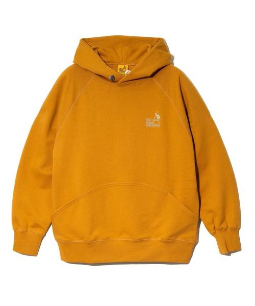 go slow caravan（ゴースローキャラバン）の「空紡糸裏毛 フードLOGO刺繍プルパーカー（パーカー・メンズ・ブラック/ミント/タン・MEDIUM/LARGE/X-LARGE）」の11枚目の写真