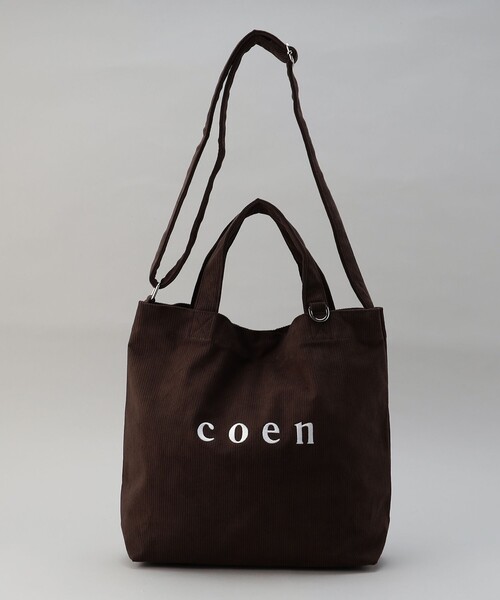 coen（コーエン）の「【一部WEB限定カラー・新素材】2way coen（コーエン）ロゴ アソートトートバッグ（トートバッグ・レディース・オレンジ系その他/ターコイズブルー/ダークブラウン/ベージュ/その他1/その他2/その他3・FREE）」の14枚目の写真