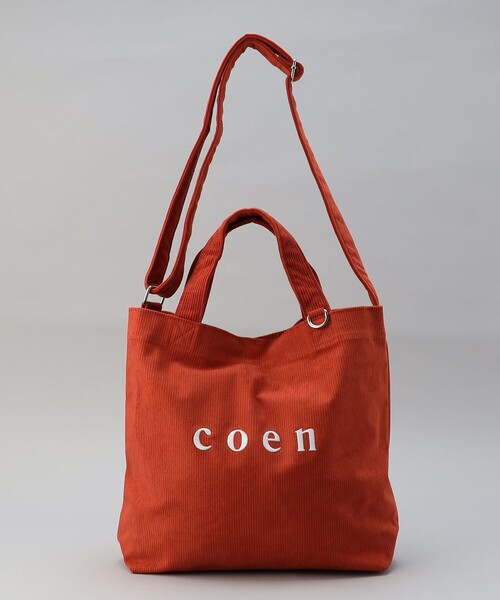 coen（コーエン）の「【一部WEB限定カラー・新素材】2way coen（コーエン）ロゴ アソートトートバッグ（トートバッグ・レディース・オレンジ系その他/ターコイズブルー/ダークブラウン/ベージュ/その他1/その他2/その他3・FREE）」の15枚目の写真