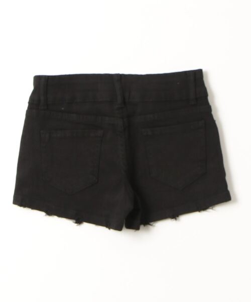 .KOM(ドットコム)の「A'GEM/9 × .kom 『.KOM/ドットケーオーエム』 Grunge Damage & Studs Denim Short Pants/グランジ系 ダメージ&スタッズ デニムショートパンツ(デニムパンツ・レディース・ブラック/ブルー・M/S)」の19枚目の写真