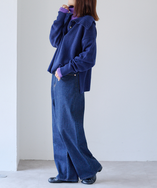 セール】追加2 リブタートルニットプルオーバー（ニット/セーター